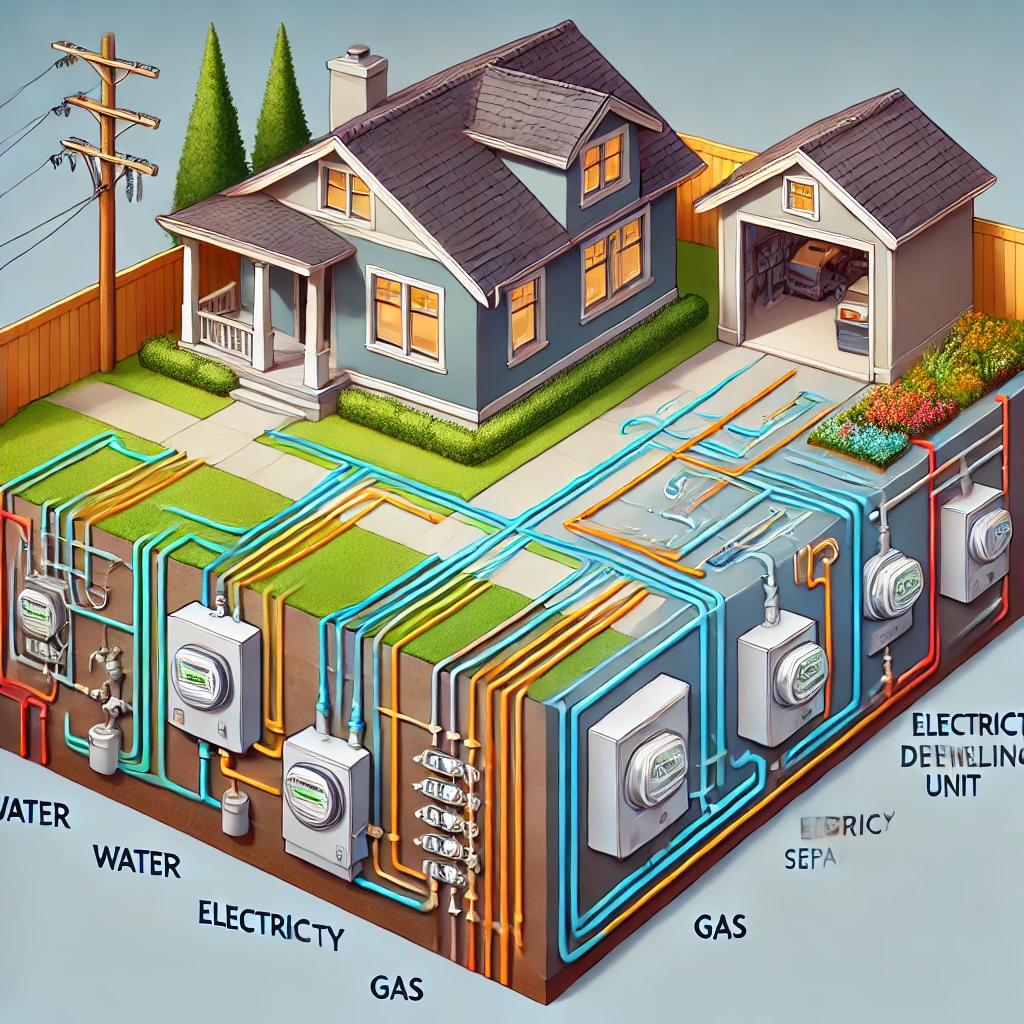 utility separation for adu